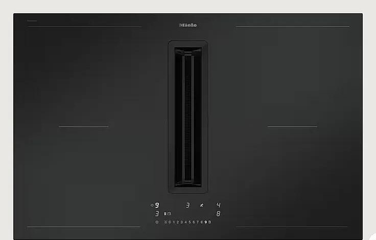 Miele KMDA 7876-1 FL MattFinish – kogeplade med integreret udsugning