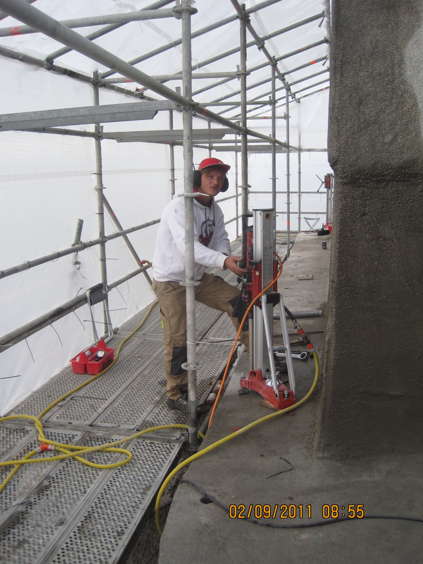Diamantboring i armeret beton